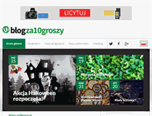 Tablet Screenshot of blog.za10groszy.pl